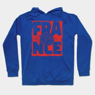 Vintage French Football Retro France Soccer Hoodie